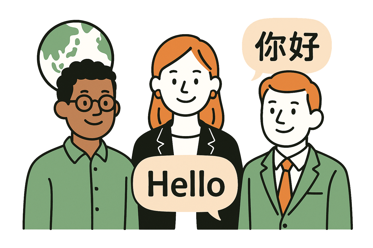 グローバルな視点を持つバイリンガルスタッフ